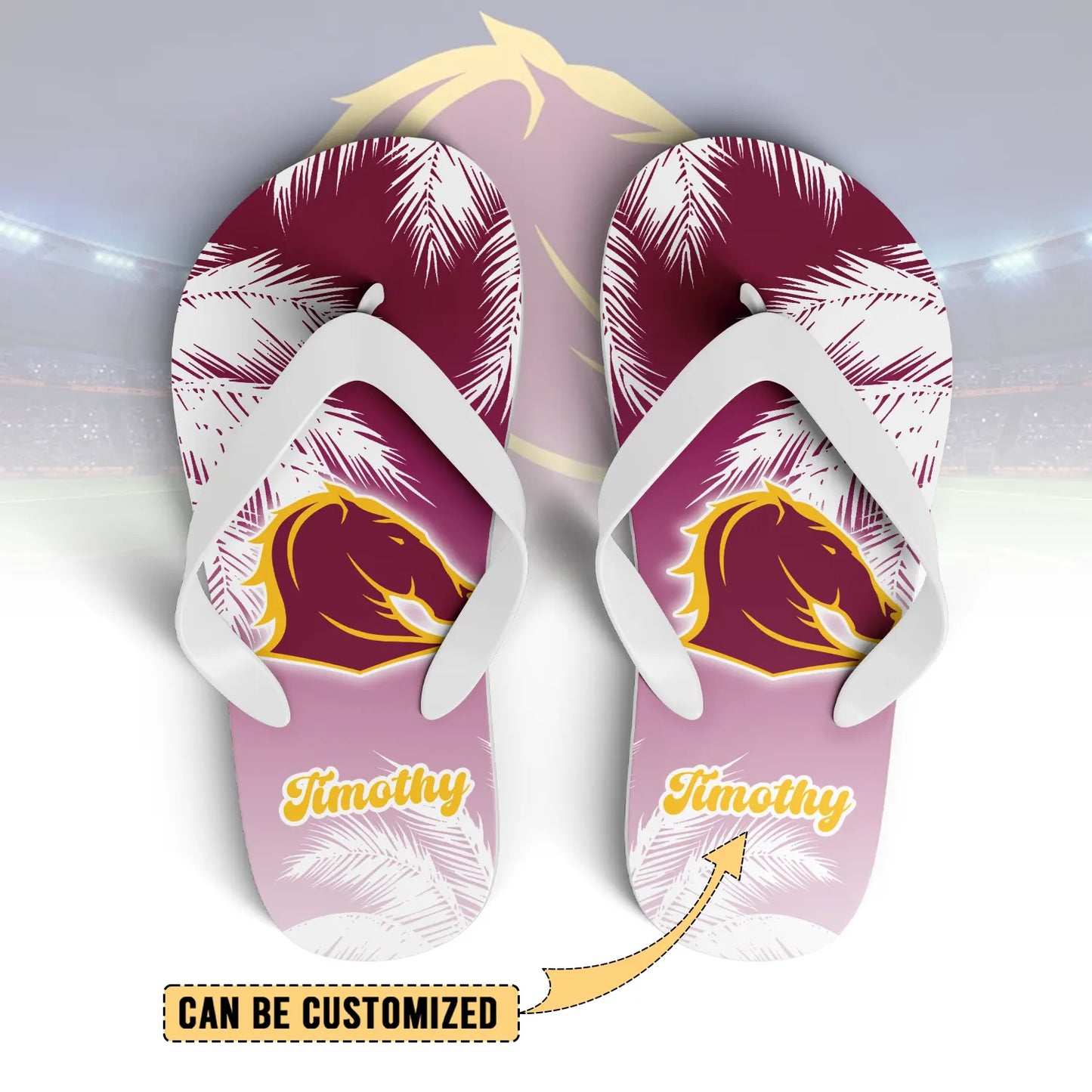 BRI Personalized Custom Flip Flops 6