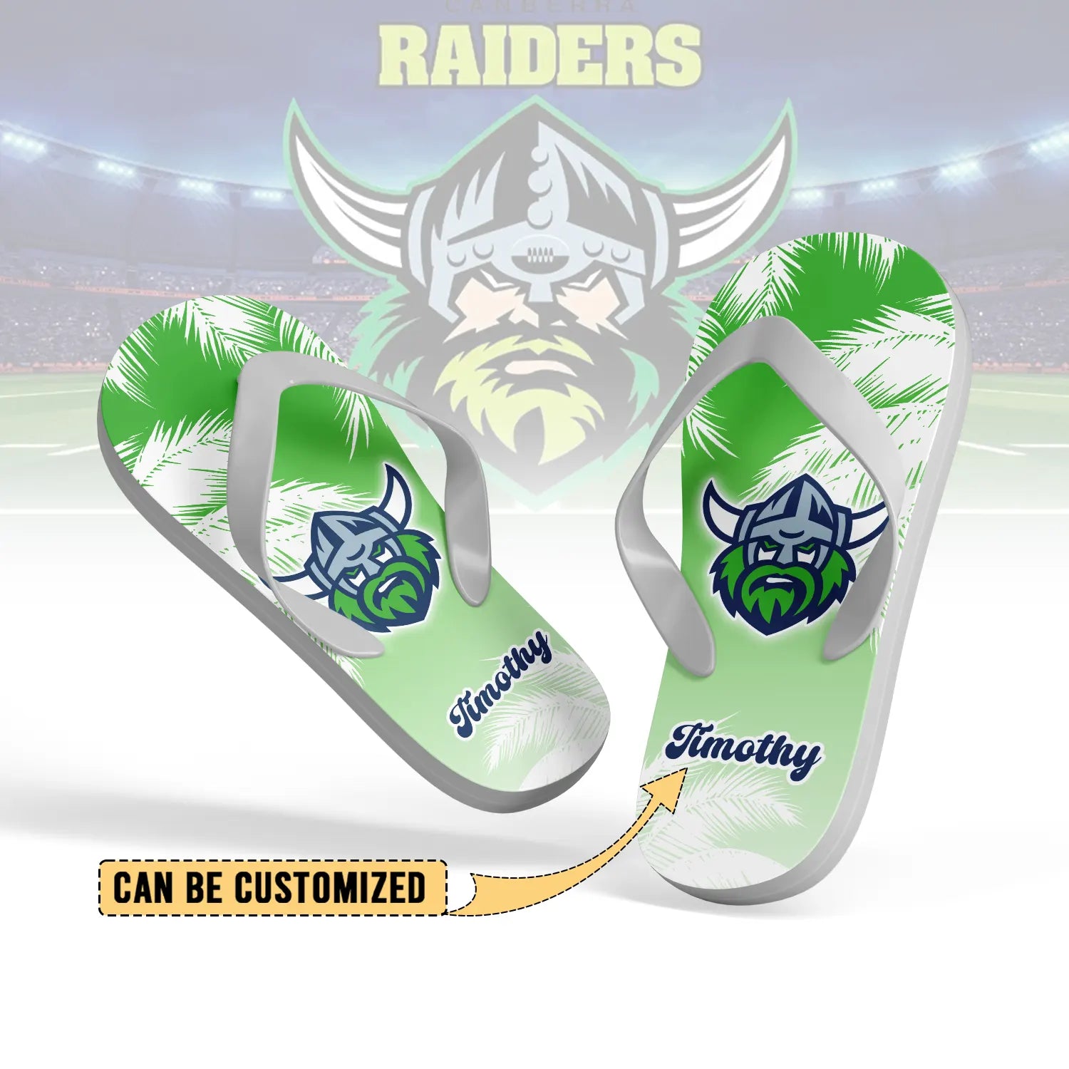 CAN Personalized Custom Flip Flops 6