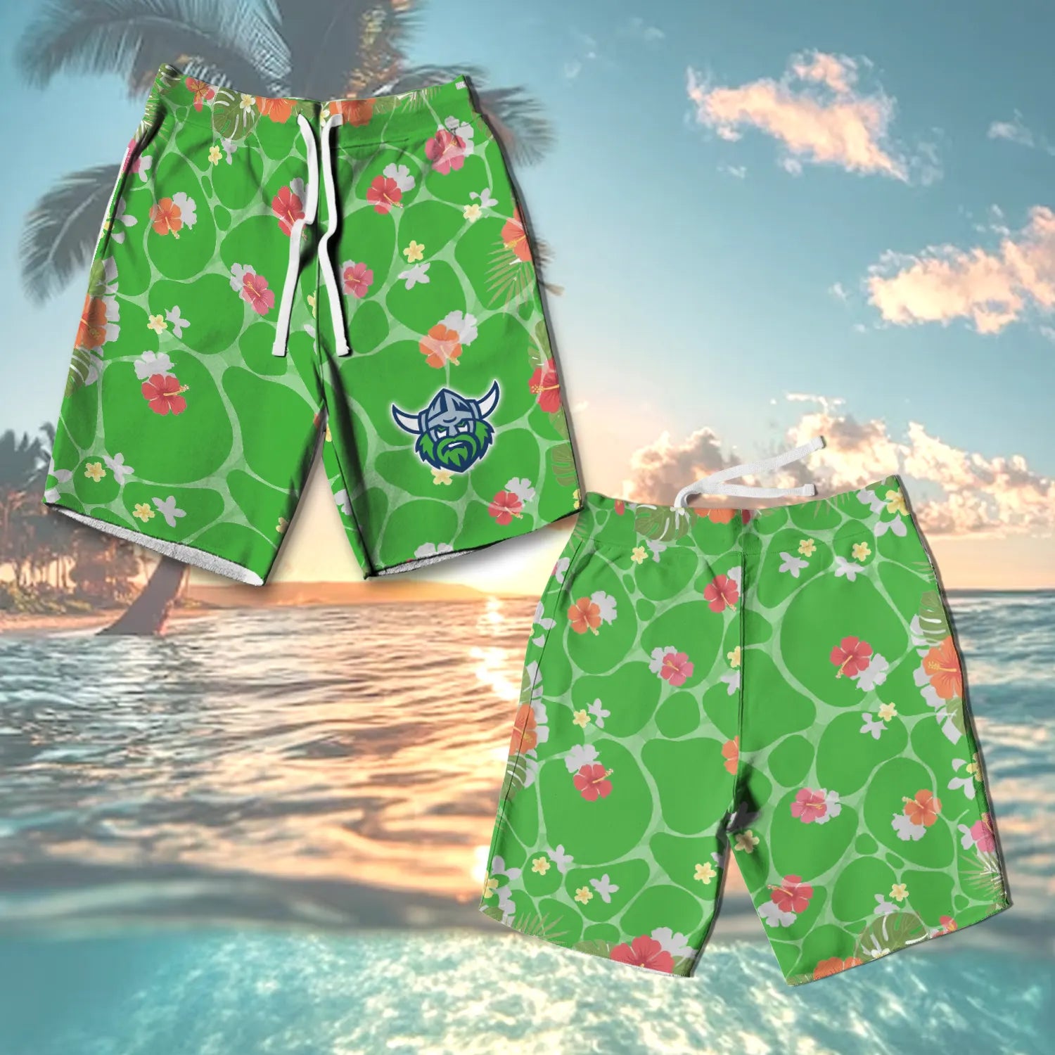 CAN Personalized Custom Combo Hawaiian Shirt And Shorts 2