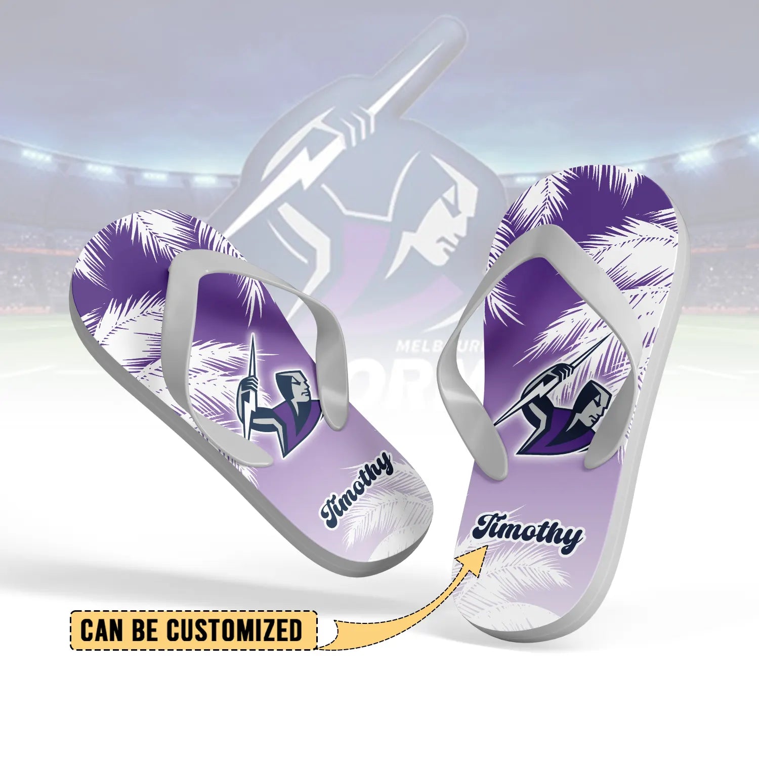 MEL Personalized Custom Flip Flops 6
