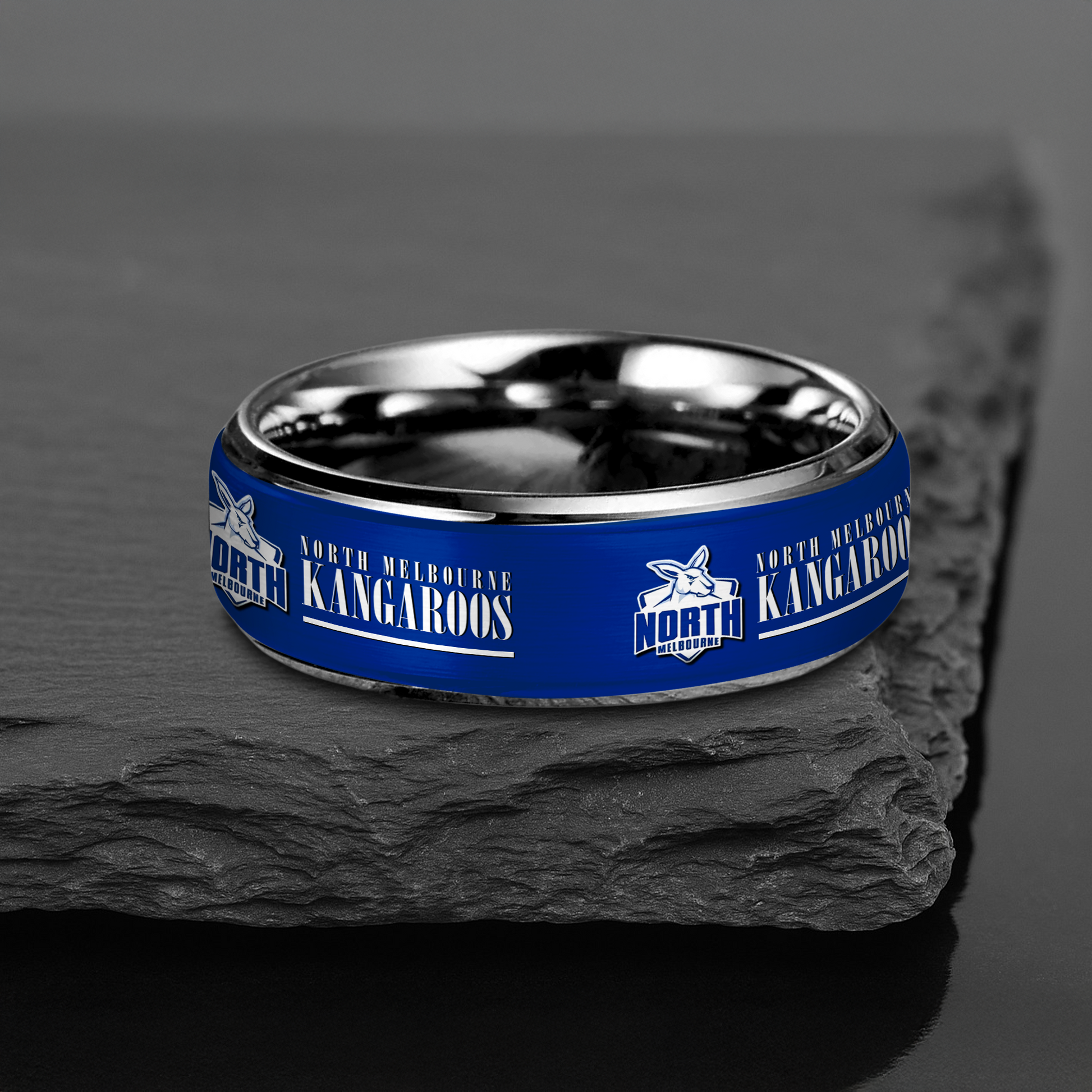 AFL Silver Tungsten Rings Gift For Fans 1