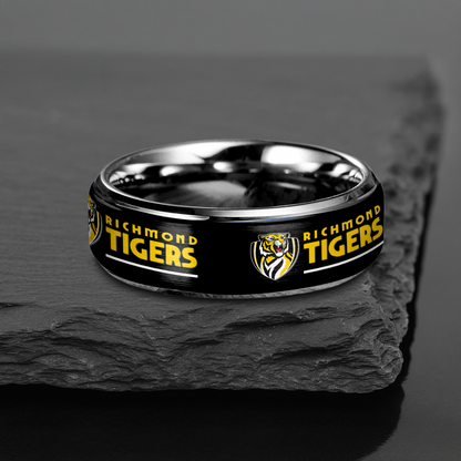 AFL Silver Tungsten Rings Gift For Fans 2