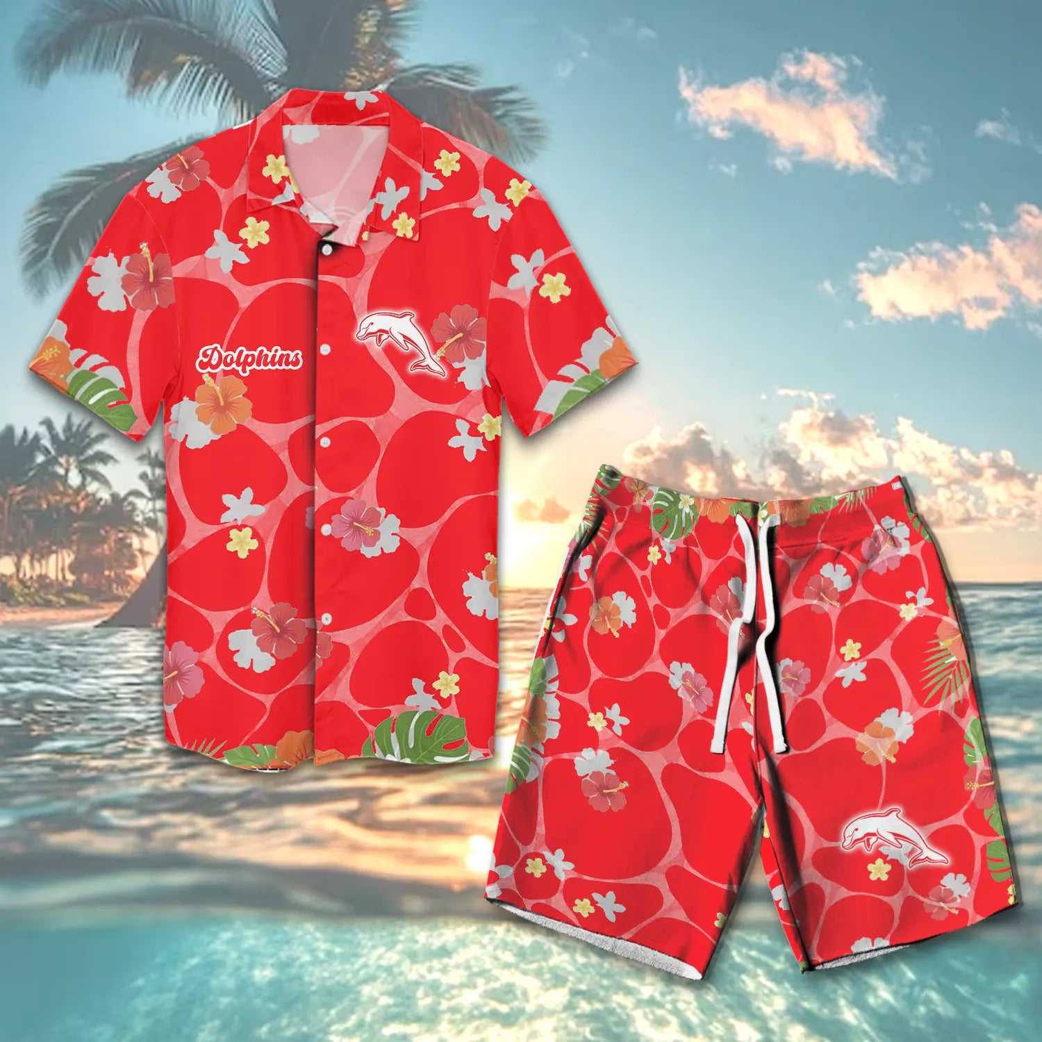 DOL Personalized Custom Combo Hawaiian Shirt And Shorts 2