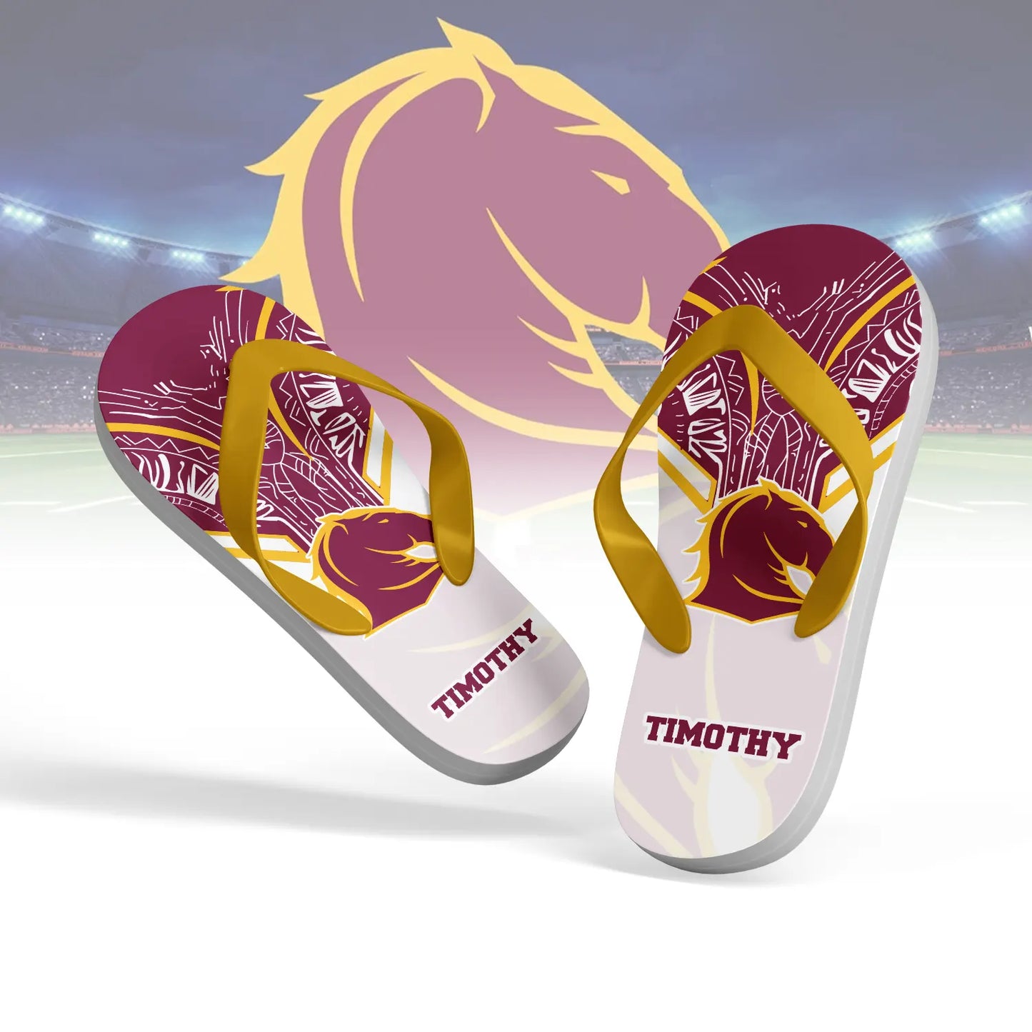 BRI Personalized Custom Flip Flops 2