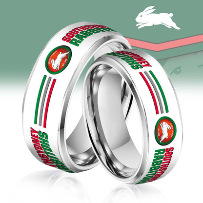 NRL Silver Tungsten Rings Gift For Fans 21