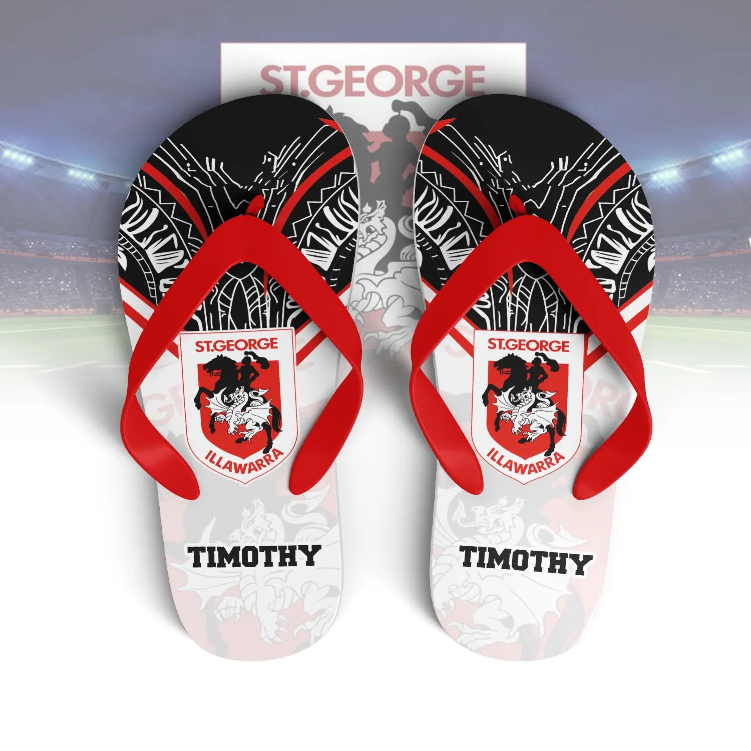 STG Personalized Custom Flip Flops 2