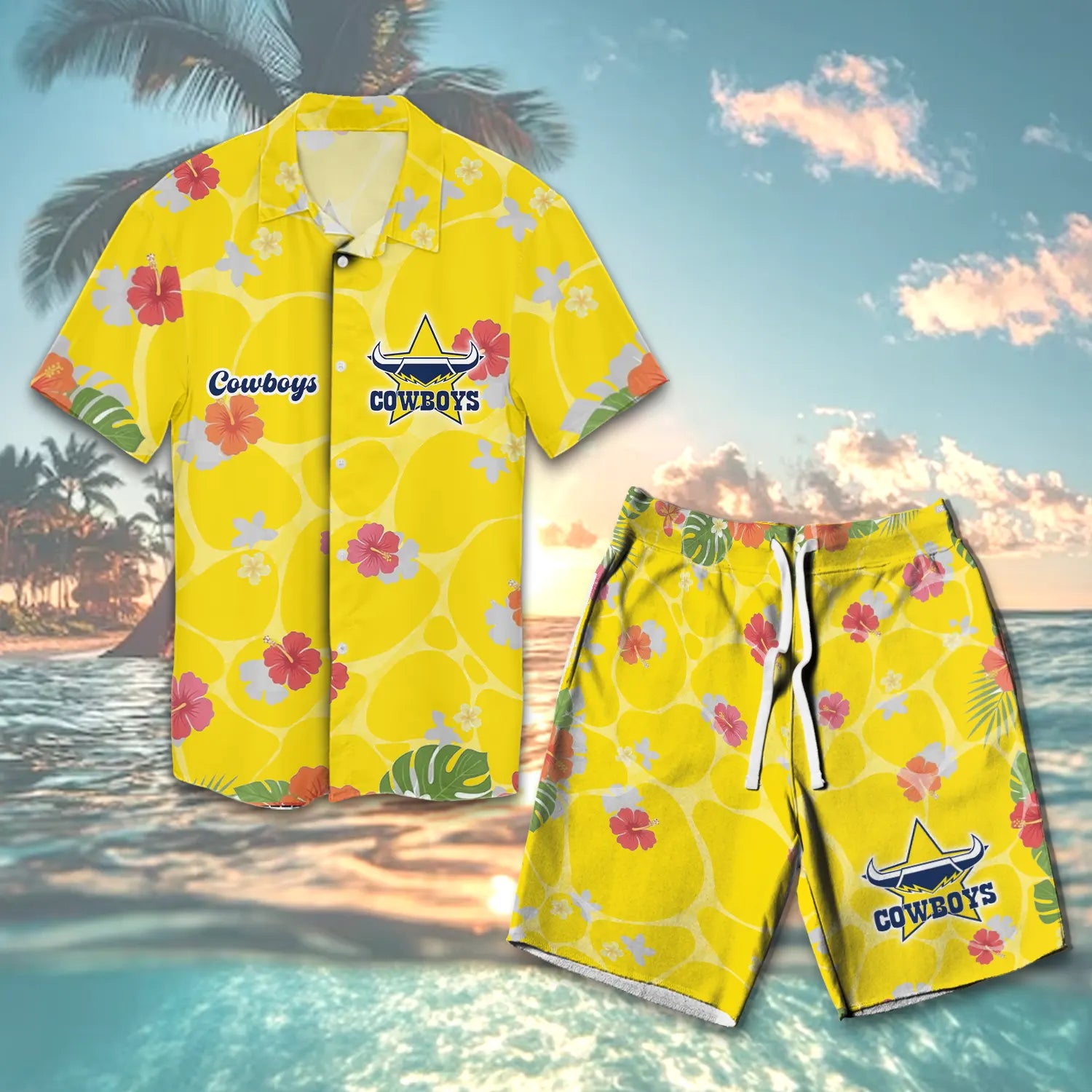 NQL Personalized Custom Combo Hawaiian Shirt And Shorts 2