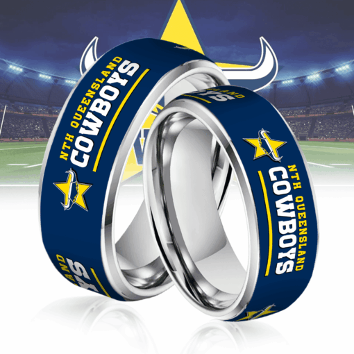NRL Silver Tungsten Rings Gift For Fans 8