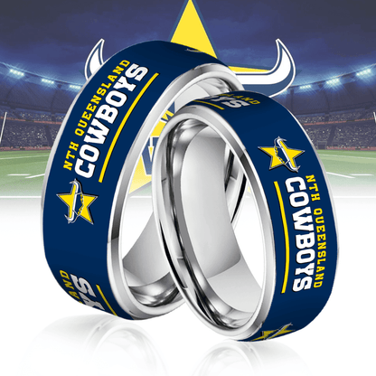 NRL Silver Tungsten Rings Gift For Fans 8