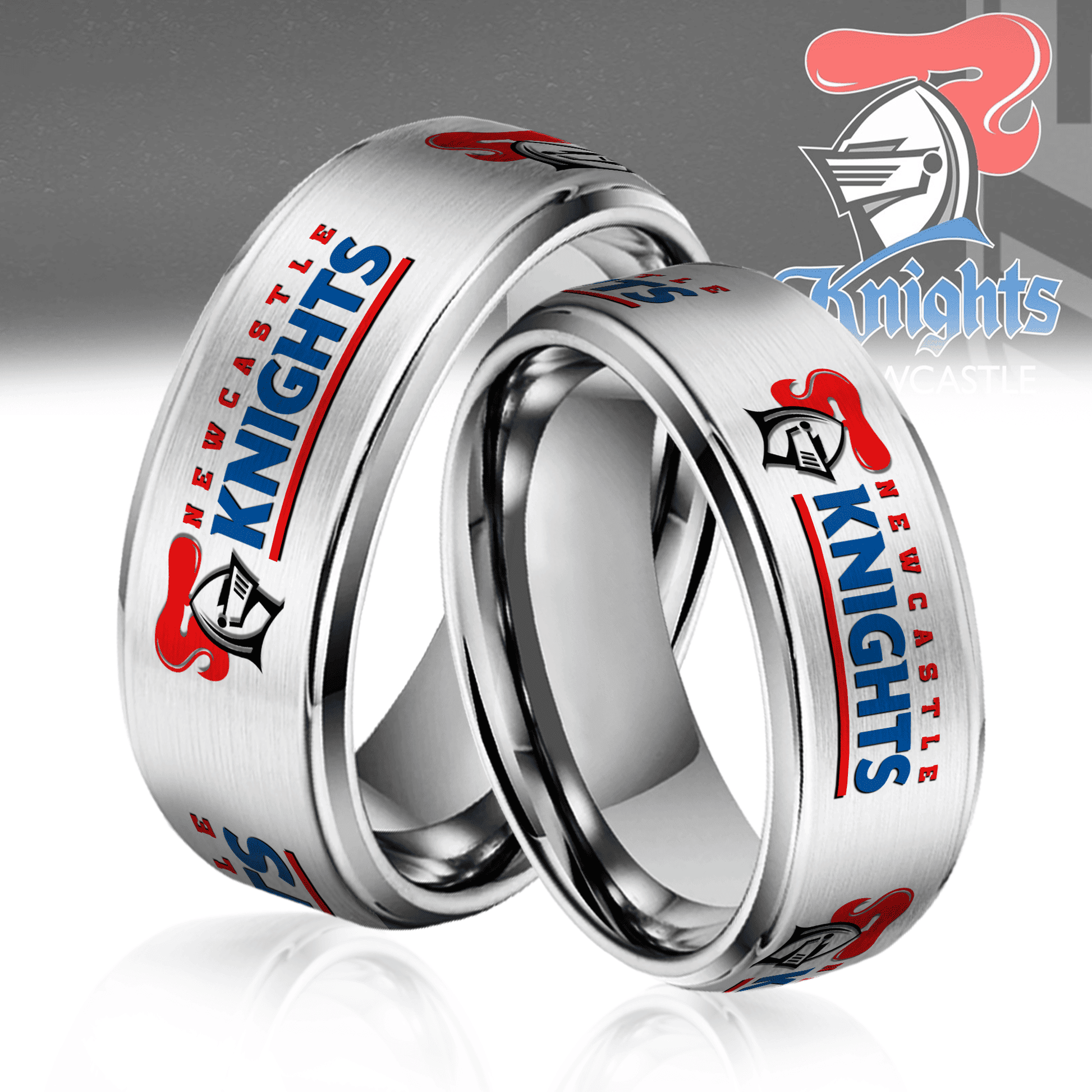 NRL Silver Tungsten Rings Gift For Fans 2