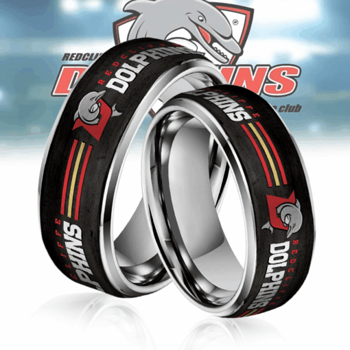 NRL Silver Tungsten Rings Gift For Fans 17
