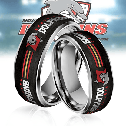 NRL Silver Tungsten Rings Gift For Fans 17