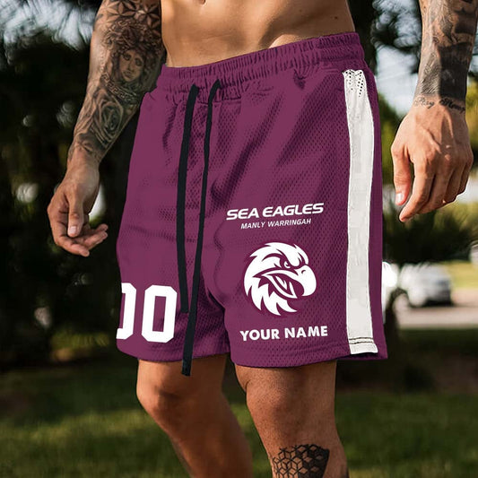 NRL Custom Name And Number Short Pants Gifts For Fans