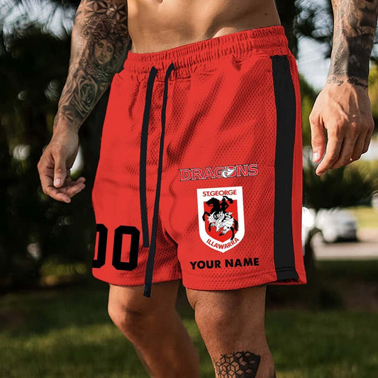 NRL Custom Name And Number Short Pants Gifts For Fans