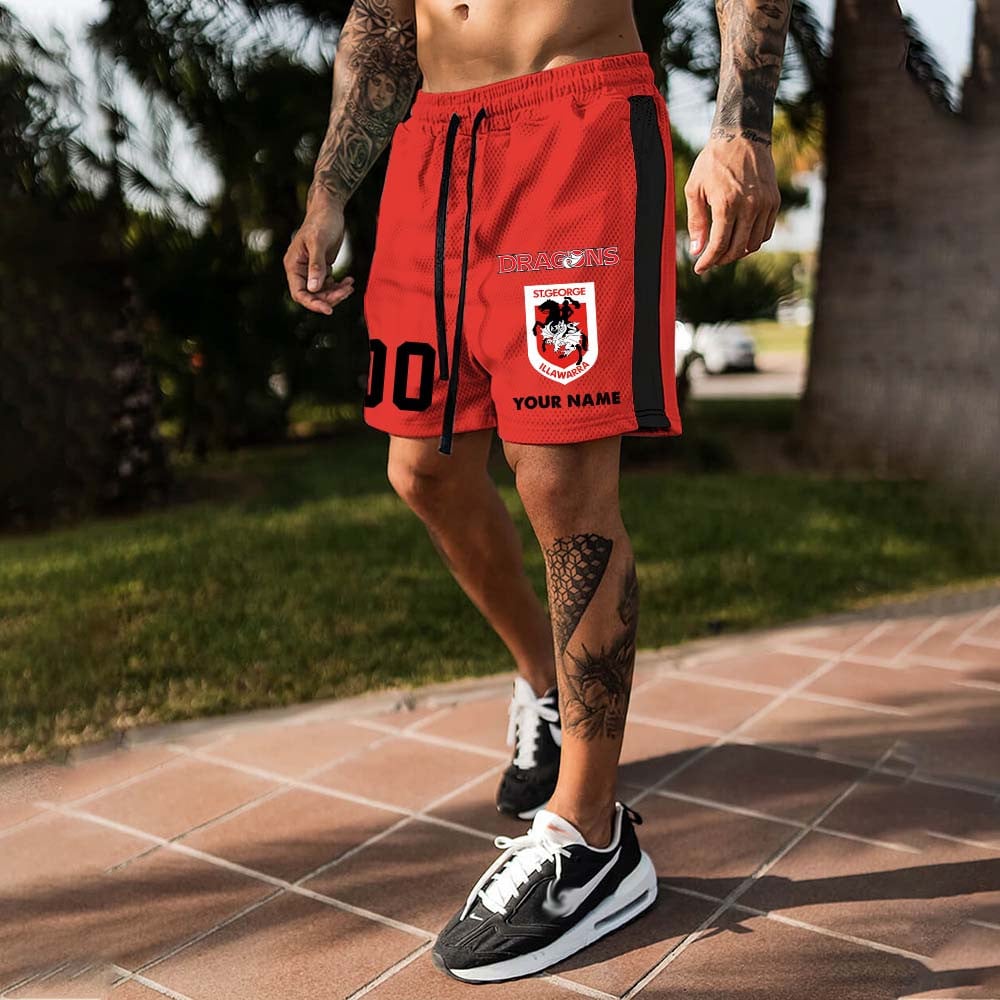 NRL Custom Name And Number Short Pants Gifts For Fans