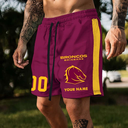 NRL Custom Name And Number Short Pants Gifts For Fans