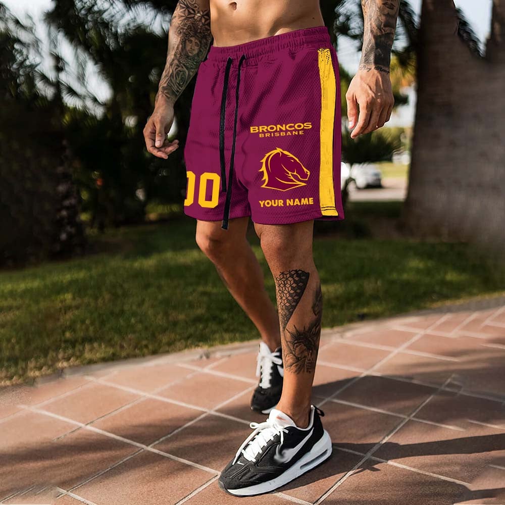 NRL Custom Name And Number Short Pants Gifts For Fans