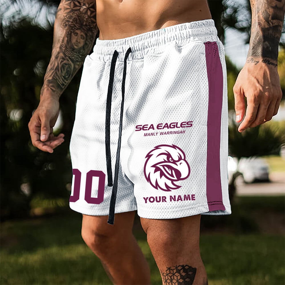 NRL Personalized Name & Number Short Pants Gifts For Fans