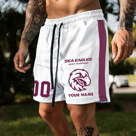 NRL Personalized Name & Number Short Pants Gifts For Fans
