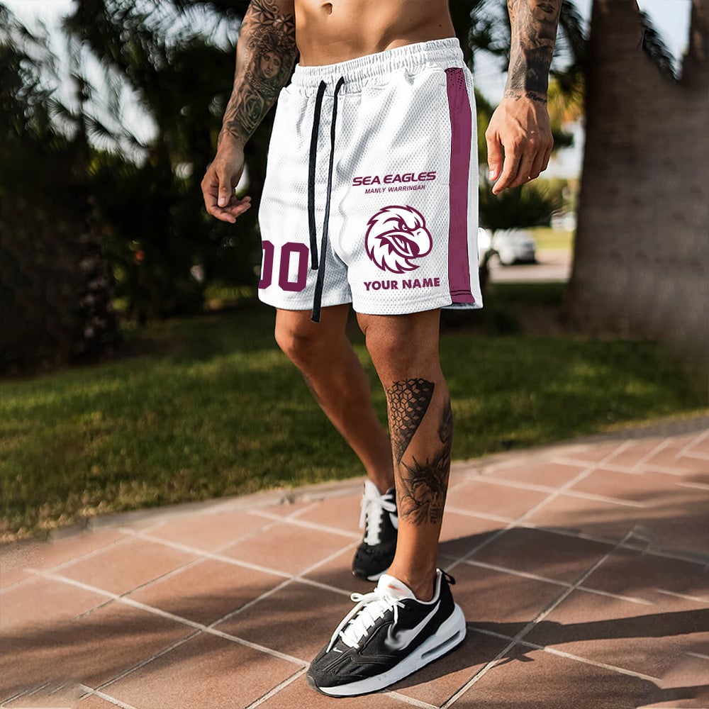 NRL Personalized Name & Number Short Pants Gifts For Fans
