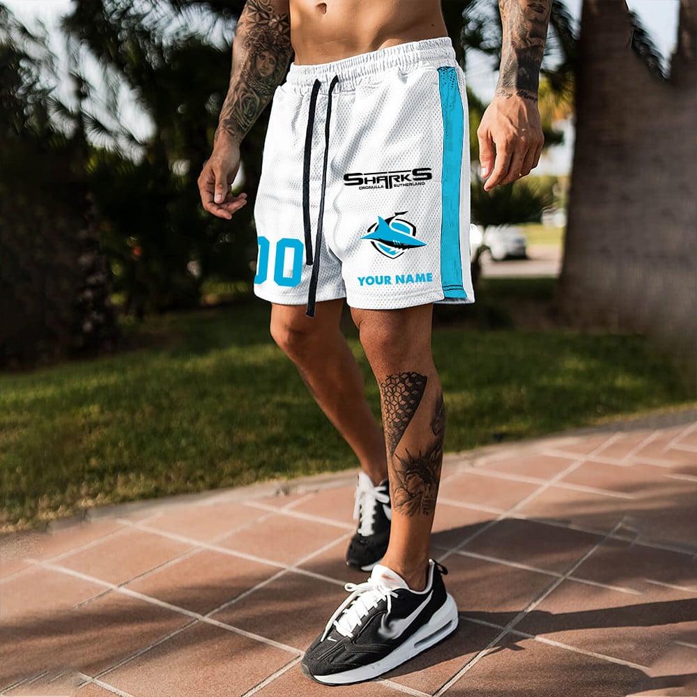 NRL Personalized Name & Number Short Pants Gifts For Fans