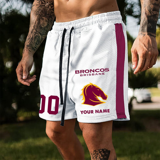 NRL Personalized Name & Number Short Pants Gifts For Fans