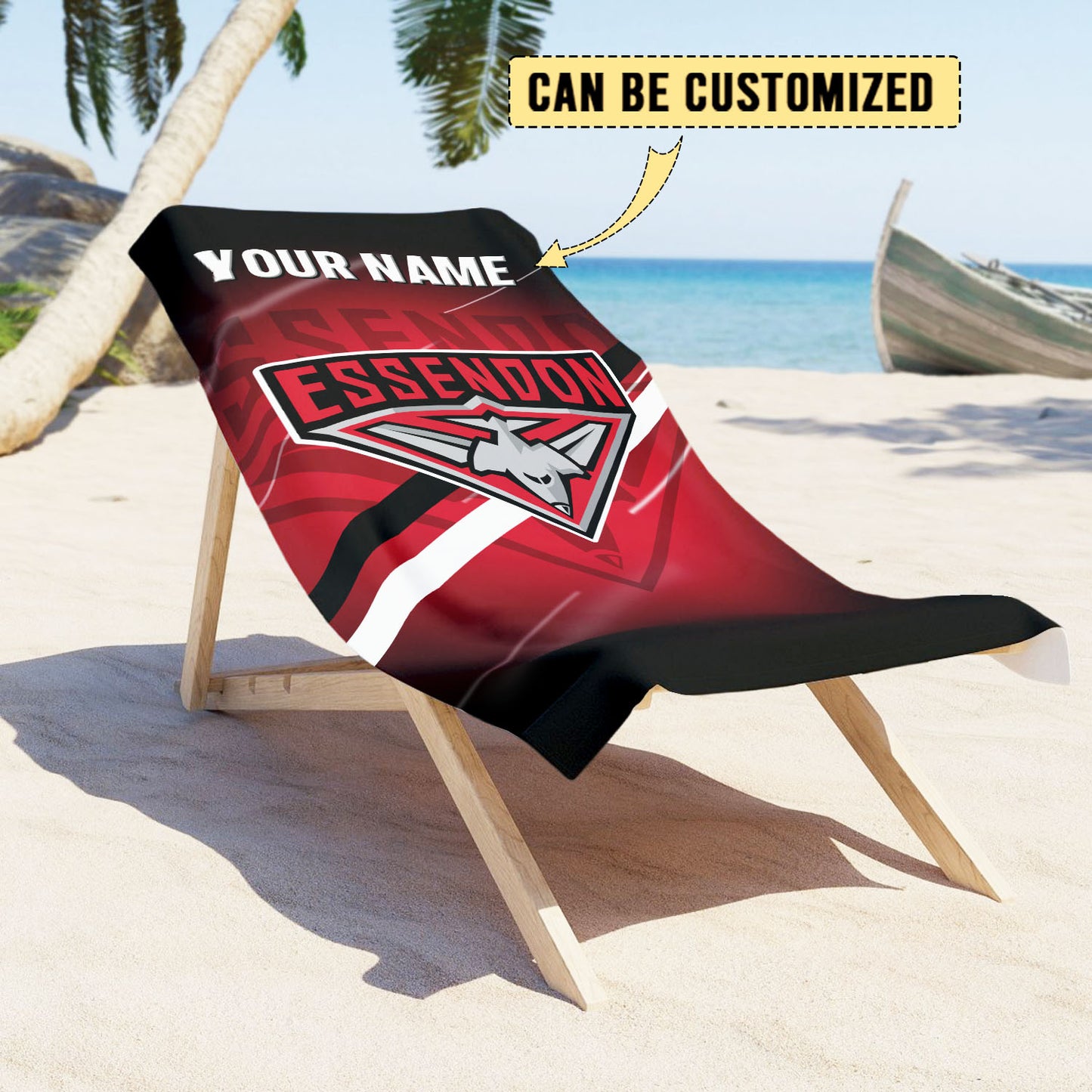 ESS Personalized Custom Pool Travel Beach and Bath Towels