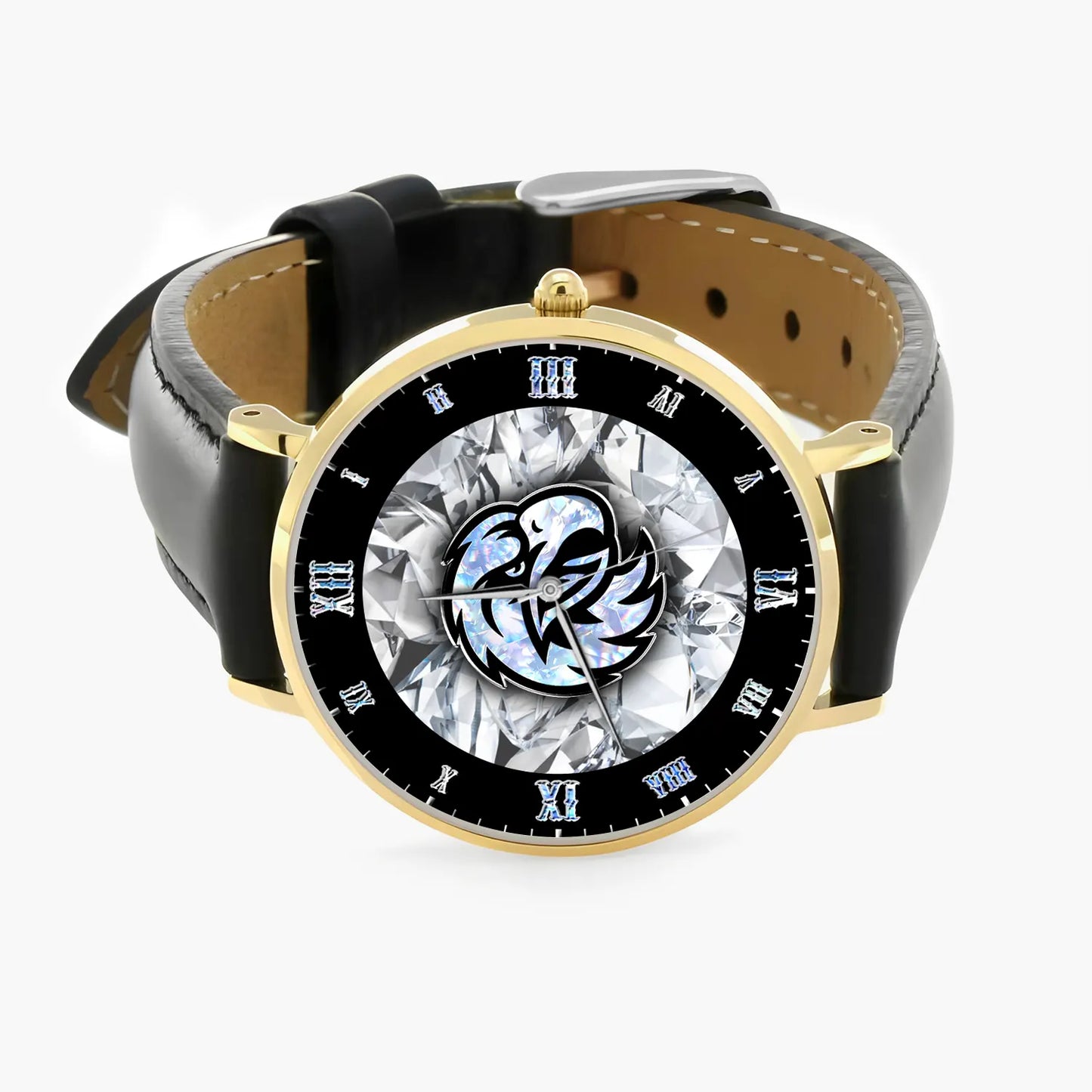 MAN Personalized Custom Stitched Leather Watch