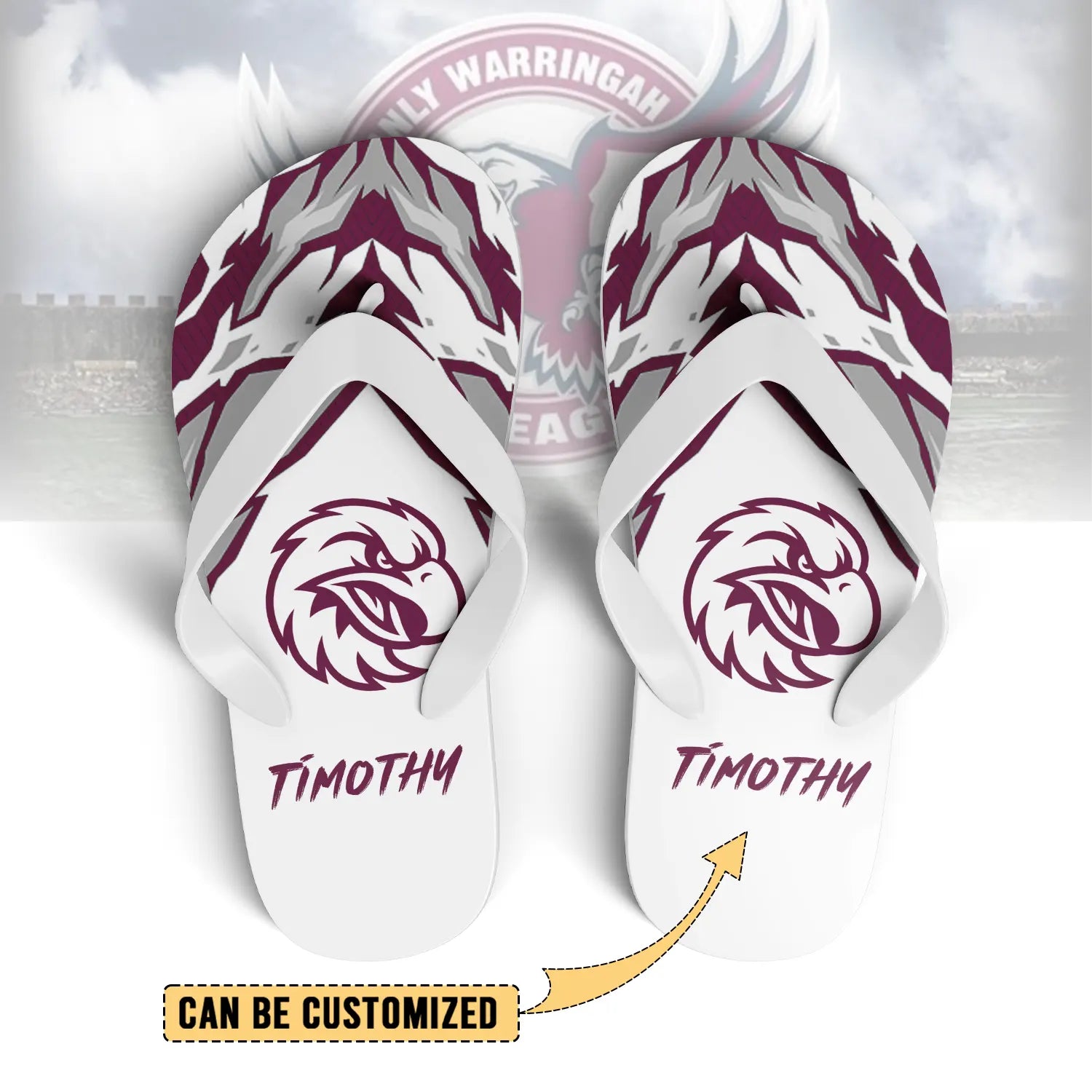 MAN Personalized Custom Flip Flops 10