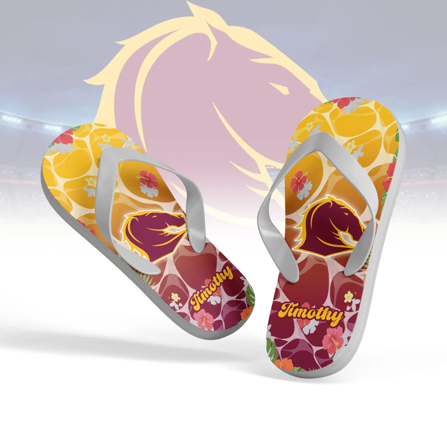 BRI Personalized Custom Flip Flops 5