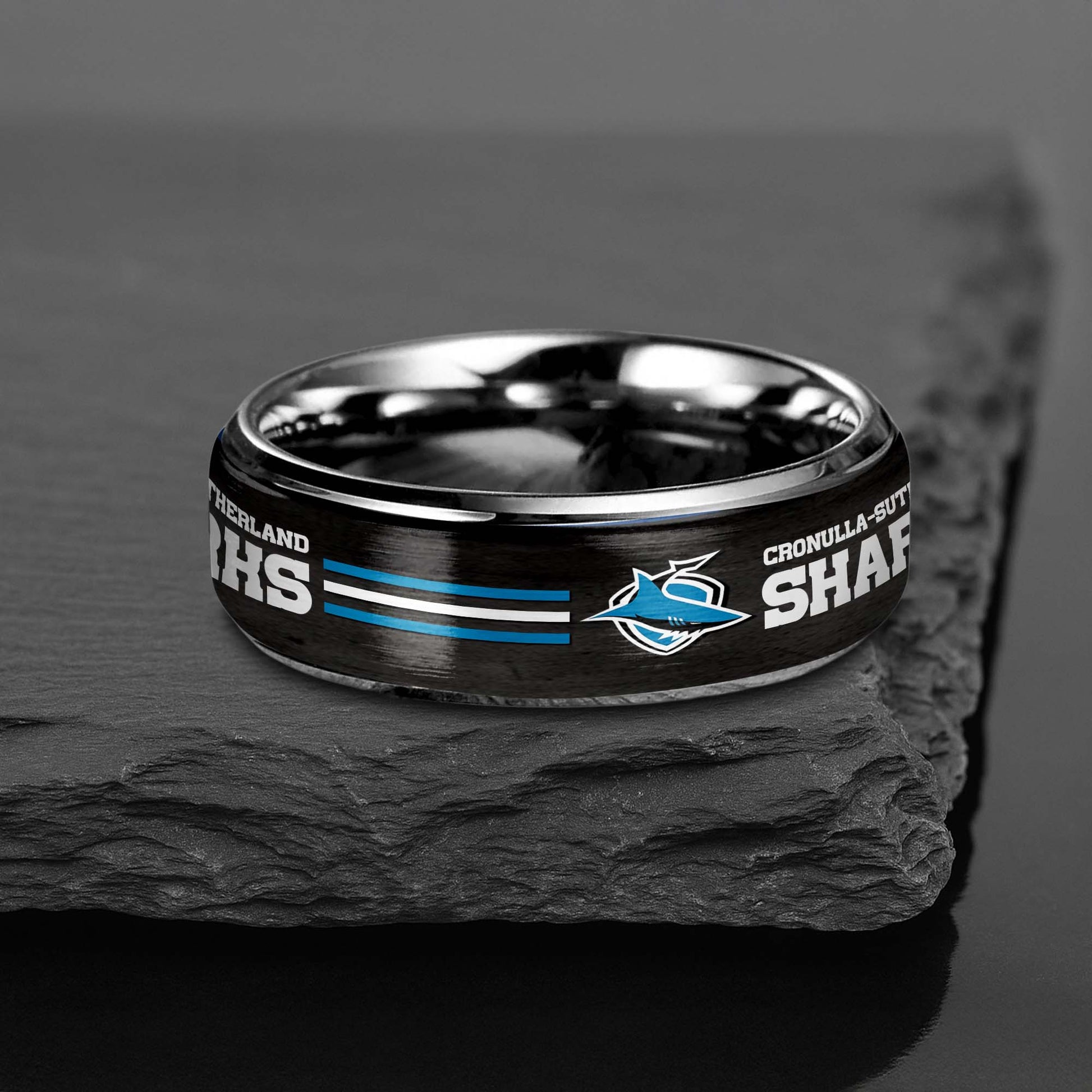 NRL Silver Tungsten Rings Gift For Fans 20