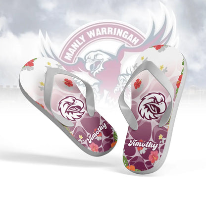 MAN Personalized Custom Flip Flops 5