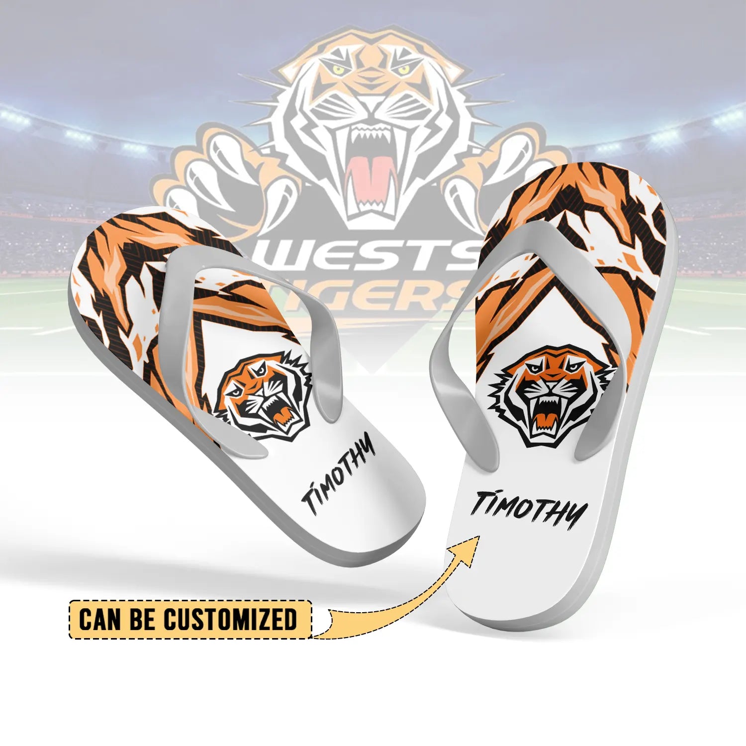 WST Personalized Custom Flip Flops 10