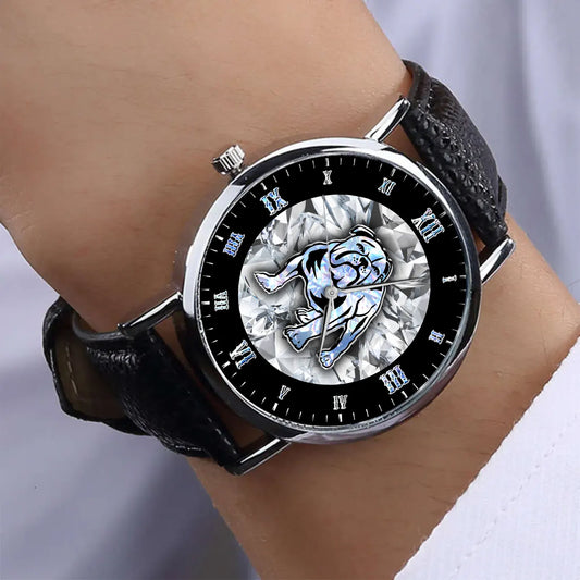 CBY Personalized Custom Stitched Leather Watch