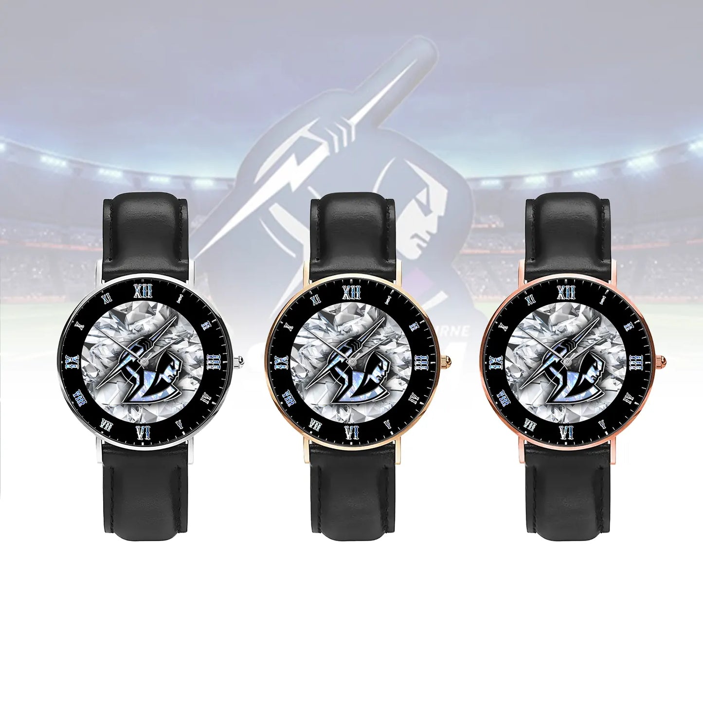 MEL Personalized Custom Stitched Leather Watch