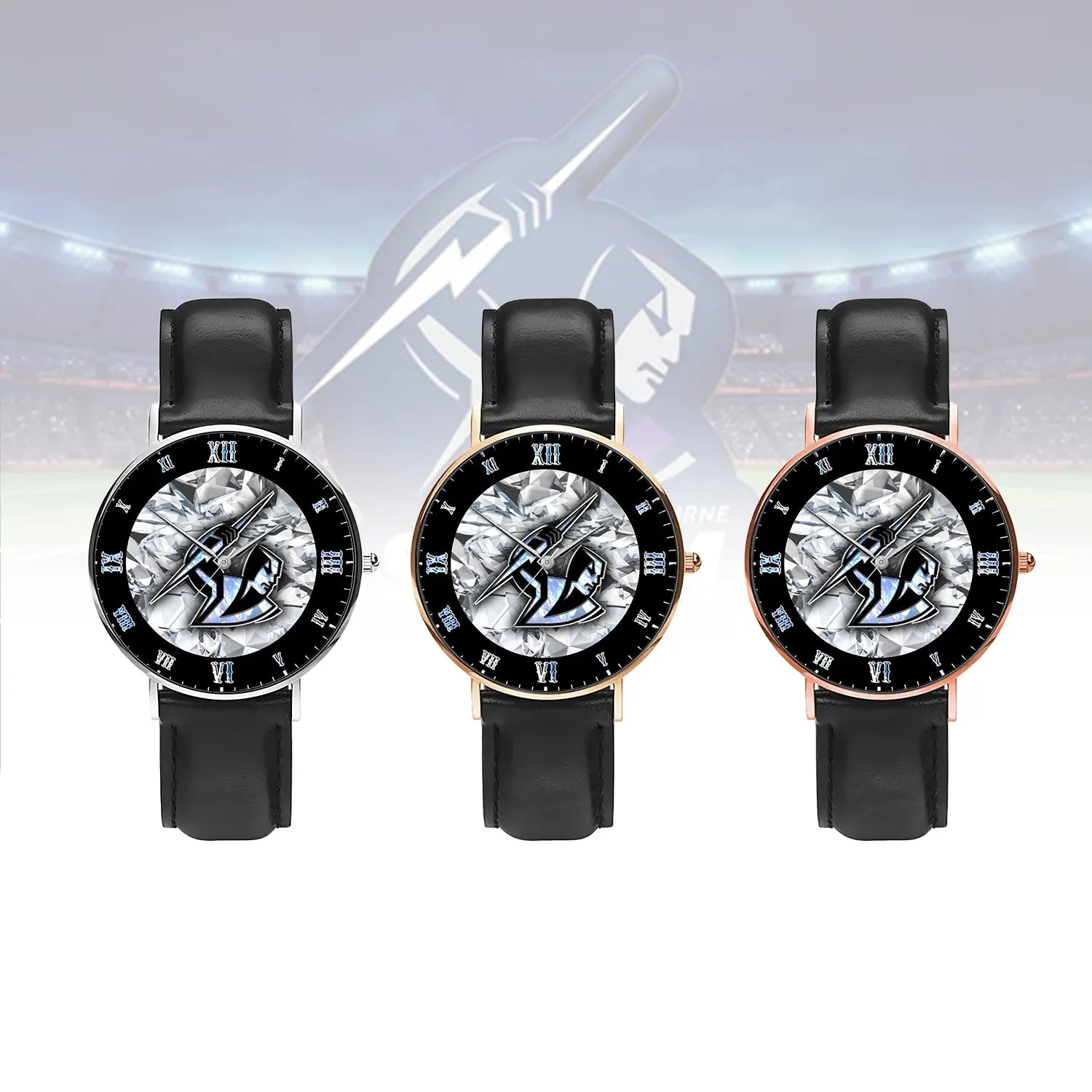 MEL Personalized Custom Stitched Leather Watch