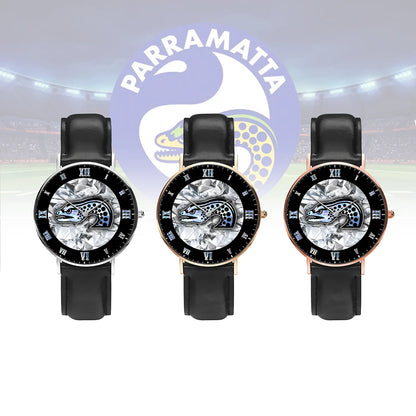 PAR Personalized Custom Stitched Leather Watch