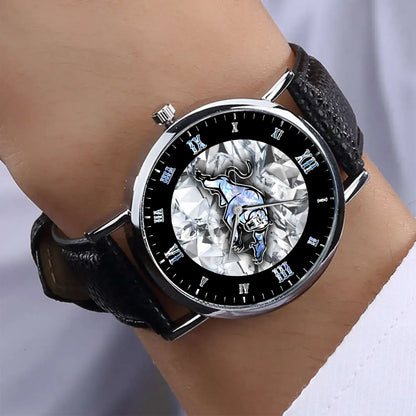 PEN Personalized Custom Stitched Leather Watch