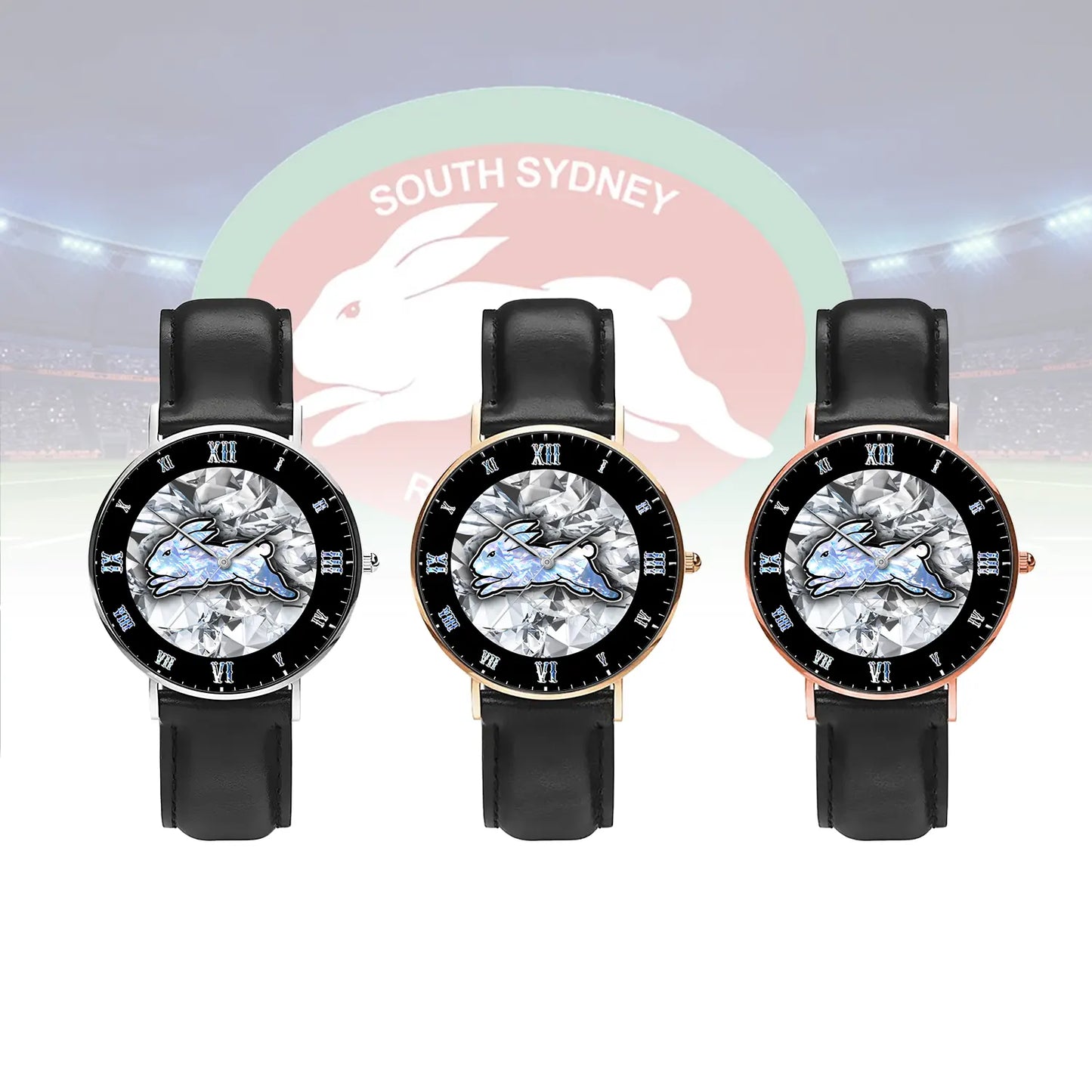 SOU Personalized Custom Stitched Leather Watch