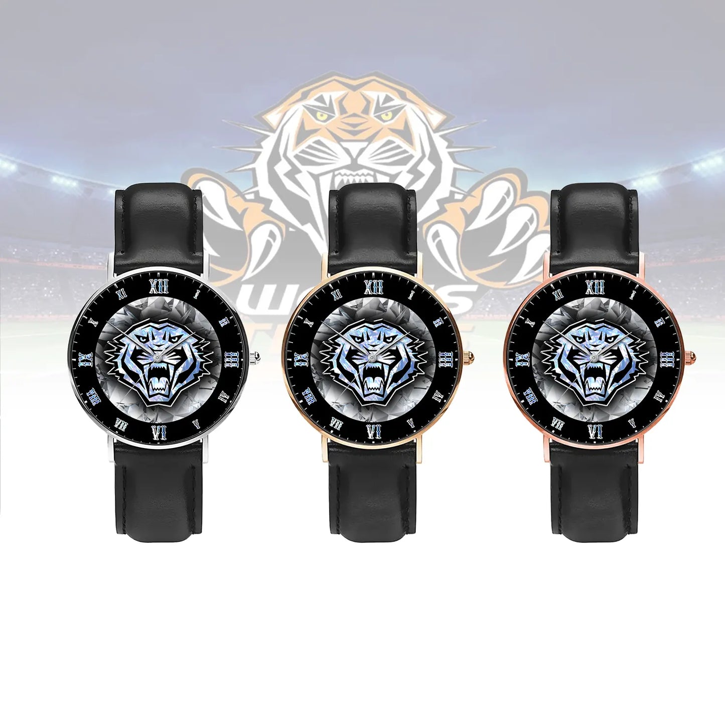 WST Personalized Custom Stitched Leather Watch