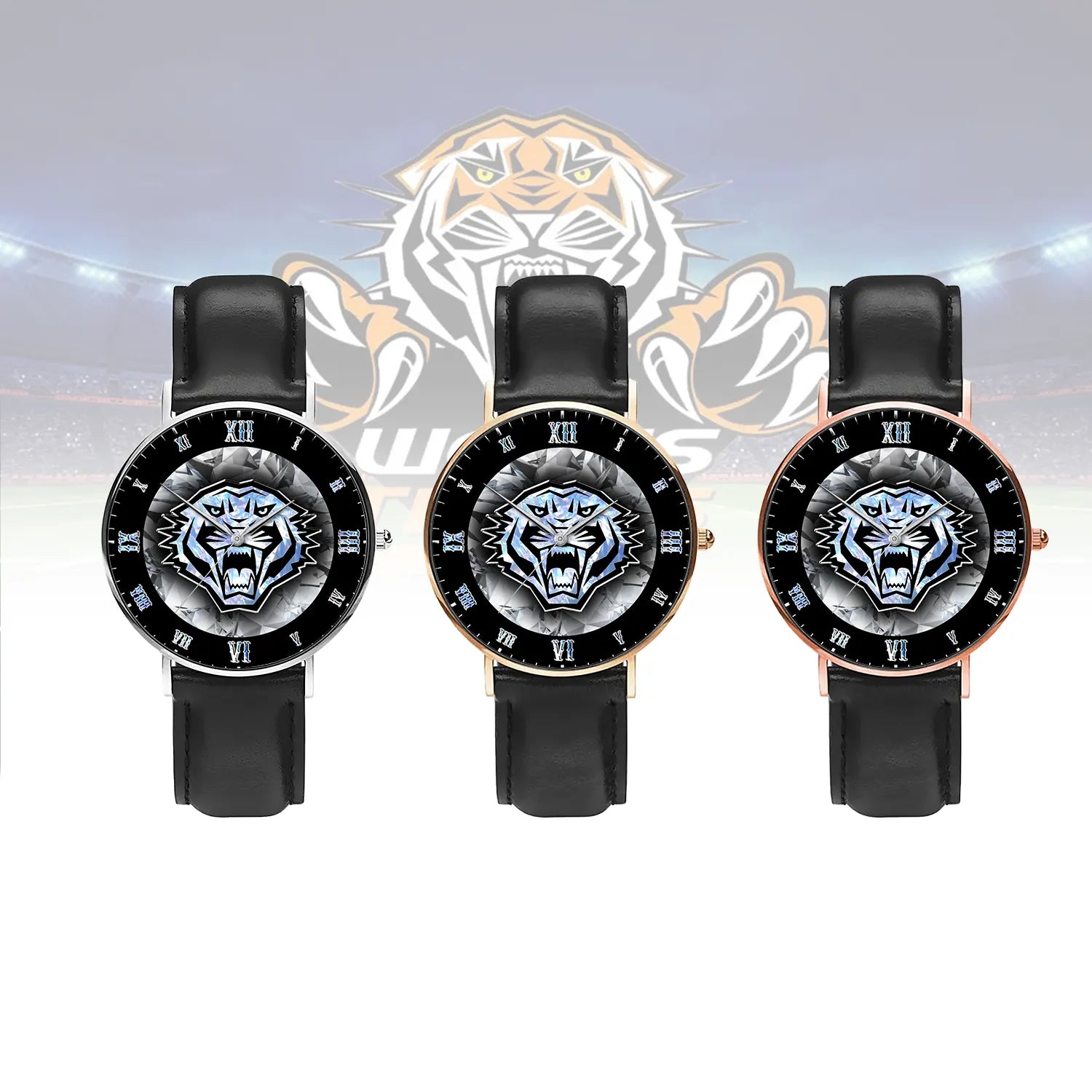 WST Personalized Custom Stitched Leather Watch