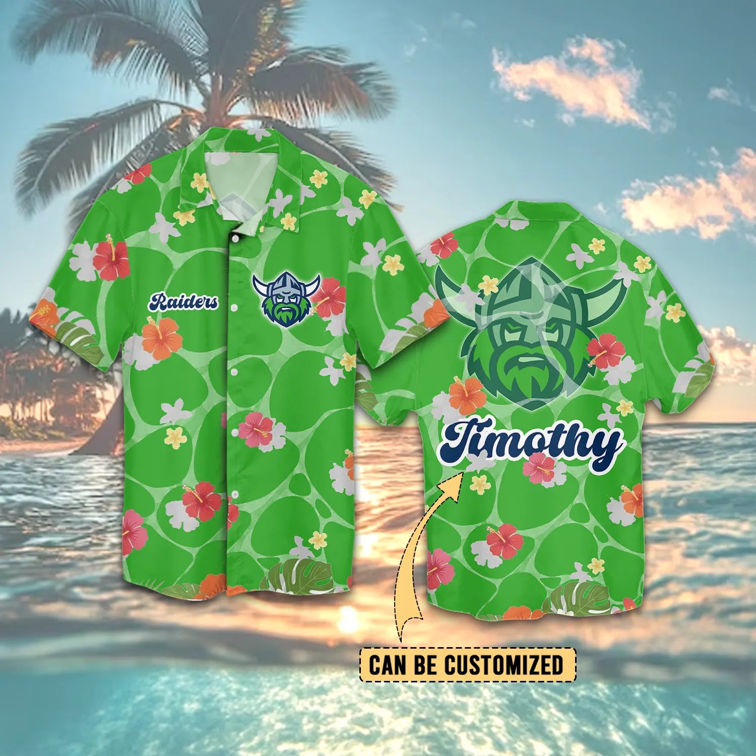 CAN Personalized Custom Combo Hawaiian Shirt And Shorts 2