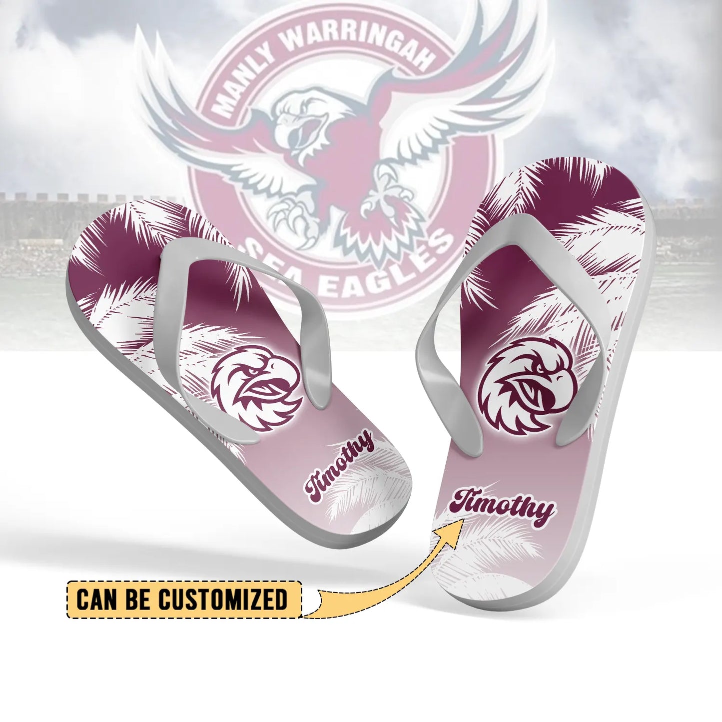 MAN Personalized Custom Flip Flops 6