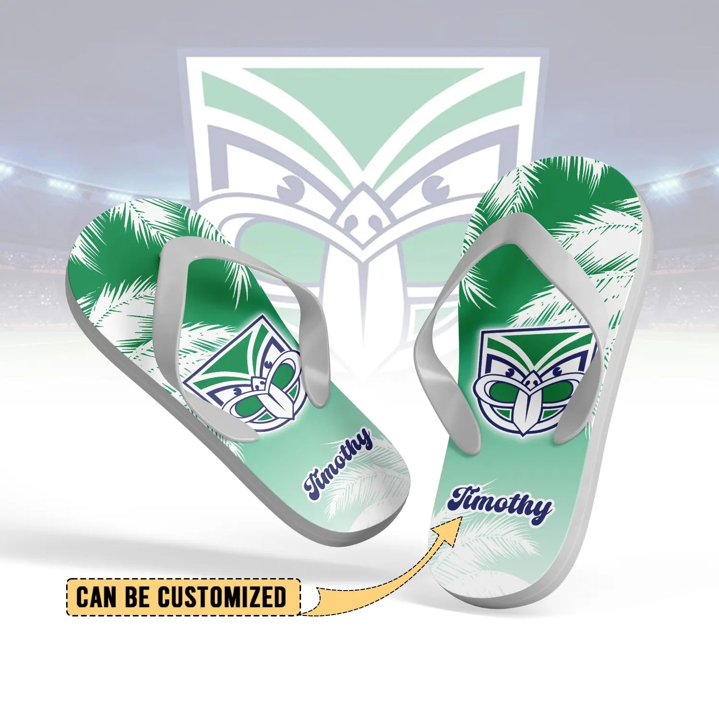 NZL Personalized Custom Flip Flops 6