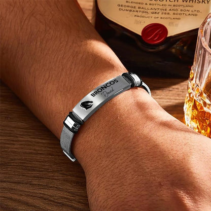 BRI Personalized Custom Men's Metal Bracelet