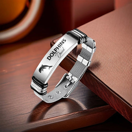 DOL Personalized Custom Men's Metal Bracelet