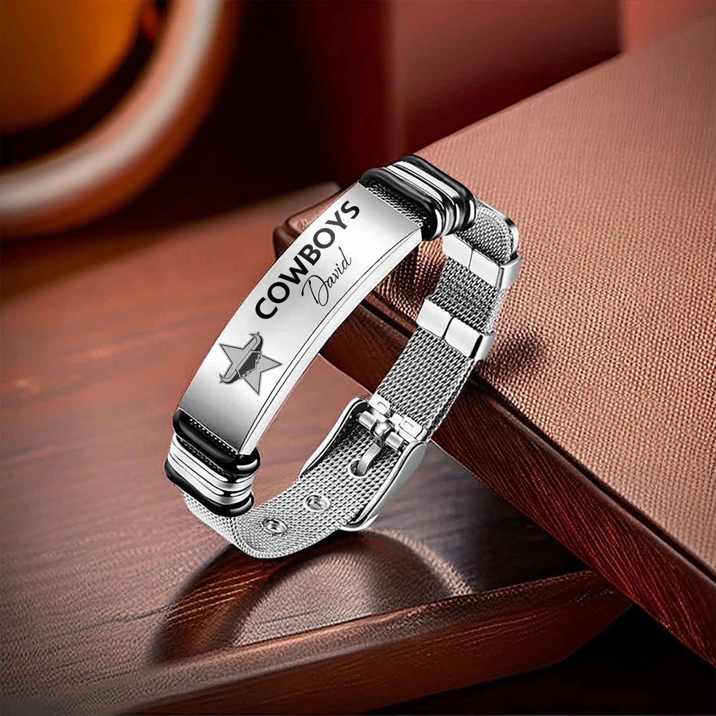 NQL Personalized Custom Men's Metal Bracelet