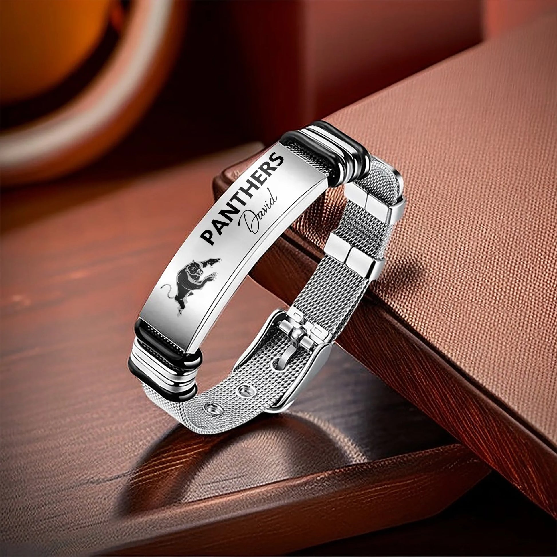 PEN Personalized Custom Men's Metal Bracelet