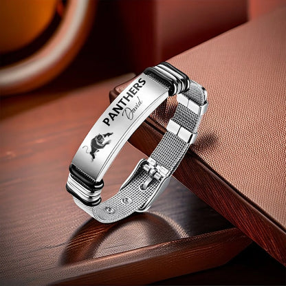 PEN Personalized Custom Men's Metal Bracelet
