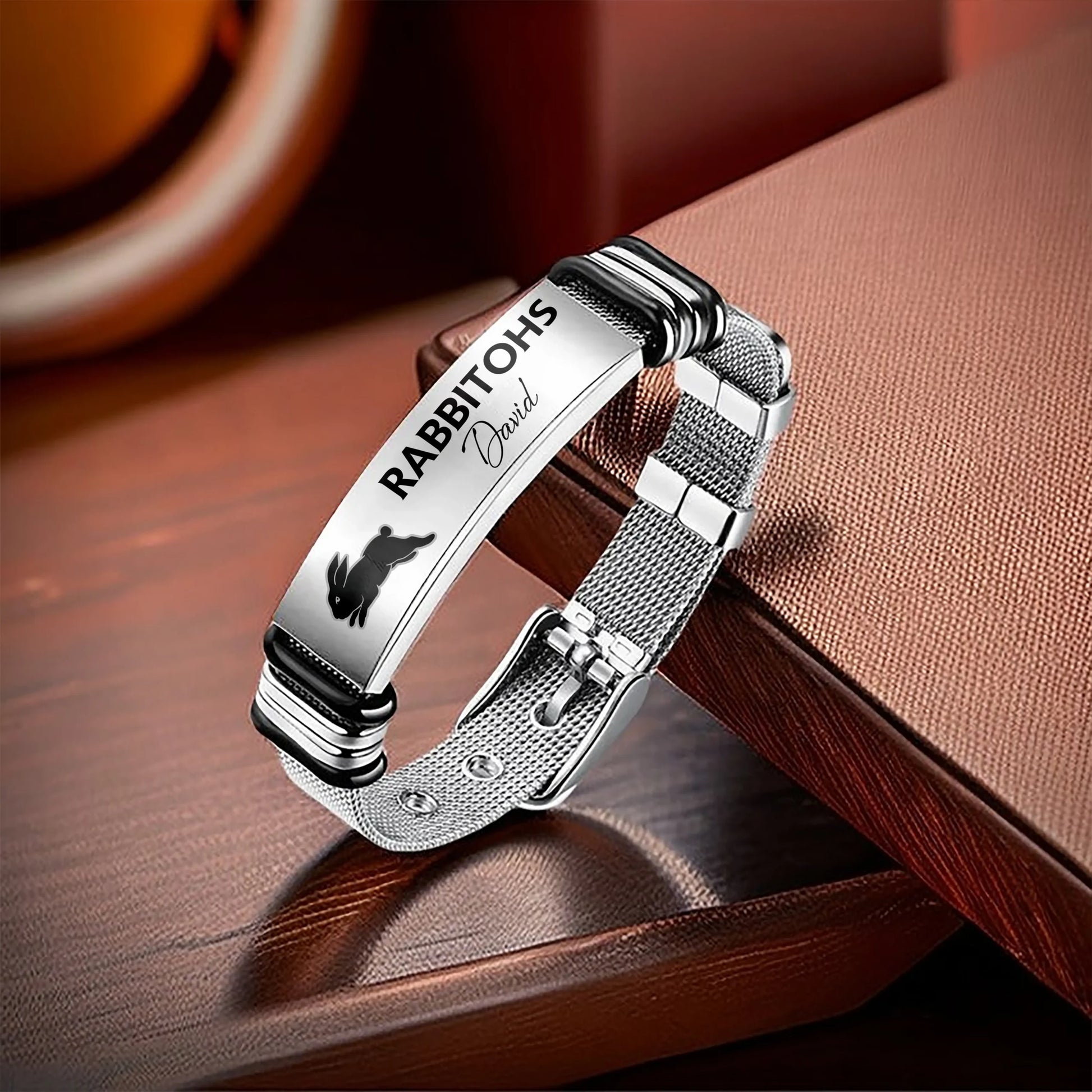 SOU Personalized Custom Men's Metal Bracelet